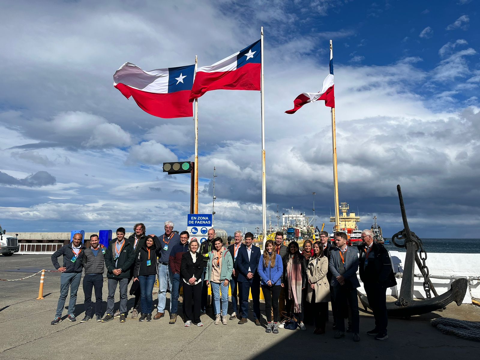 Delegación de los Países Bajos recorrió terminales de Epaustral en Punta Arenas