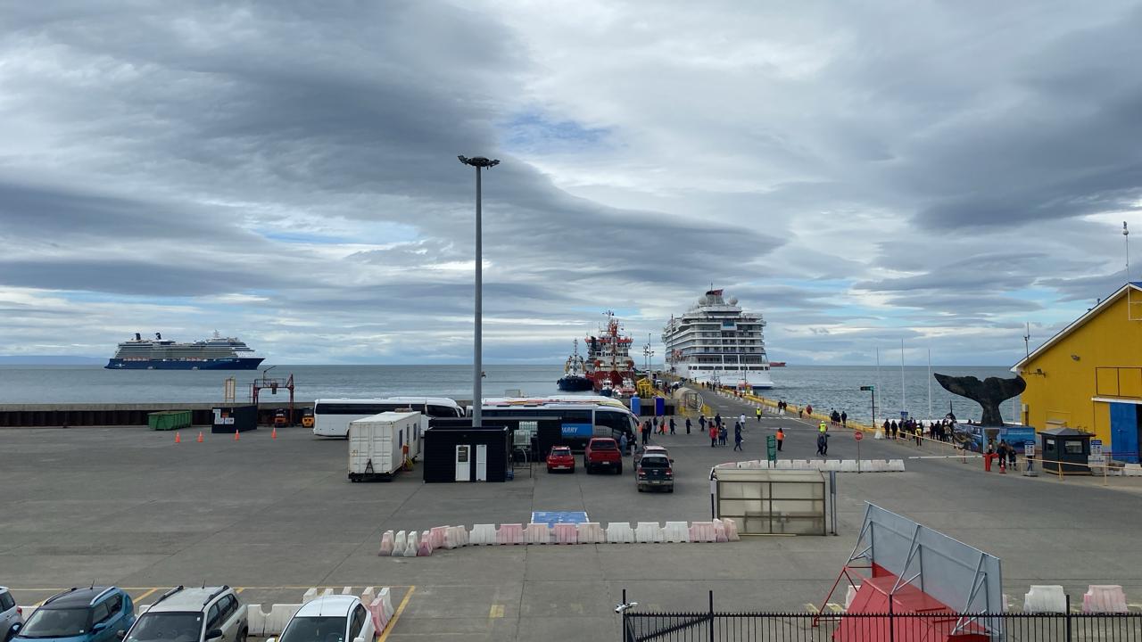 Empresa Portuaria Austral entrega estadísticas parciales de Temporada Turística de Cruceros 2023-2024