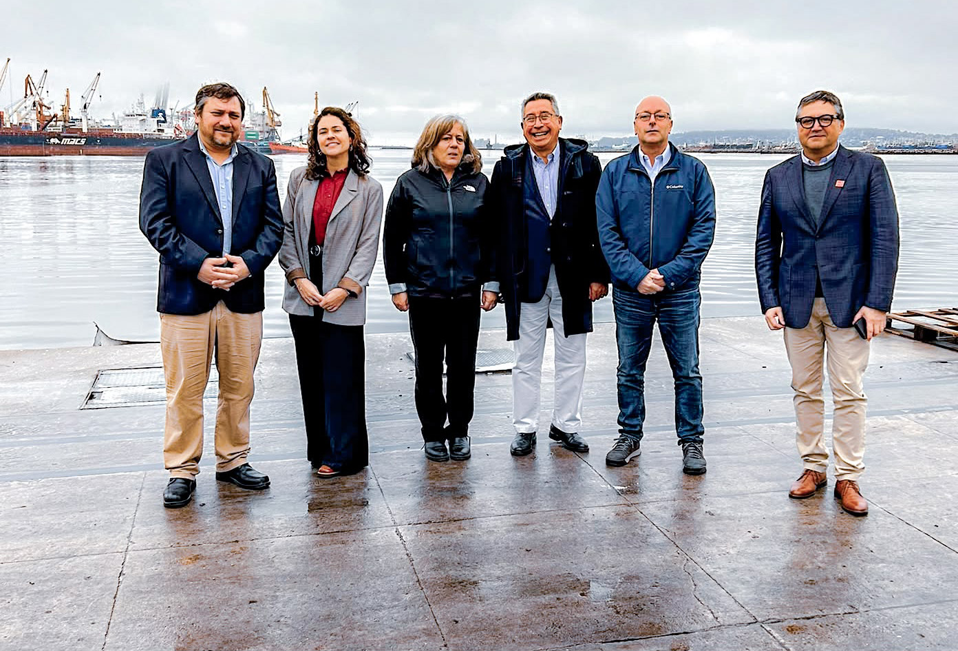 Visita técnica al puerto de Montevideo